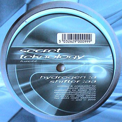Secret Technology - Hydrogen / Shifter - Used Vinyl Record 12"