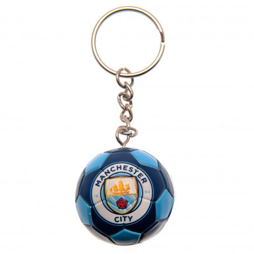 Manchester City FC - Manchester City FC Football Keyring - New Keyrin