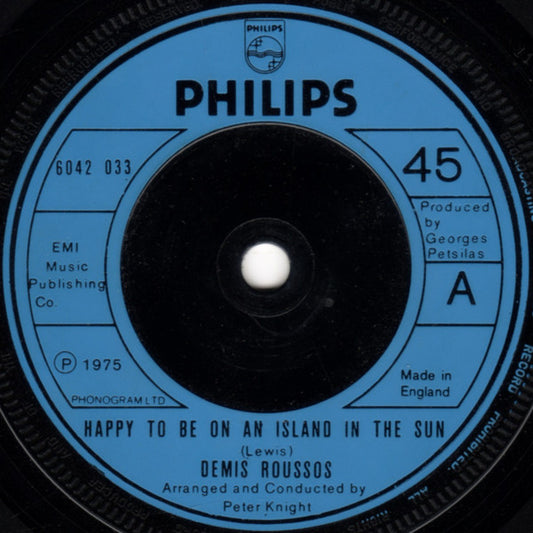 Demis Roussos - Happy To Be On An Island In The Sun - Used Vinyl Reco