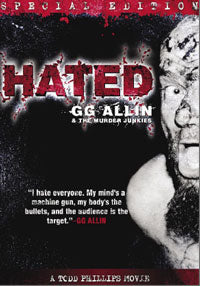 GG ALLIN - HATRED : SPECIAL EDITION - New DVD