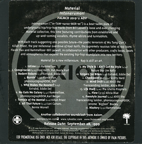 Material - Intonarumori - Used CD