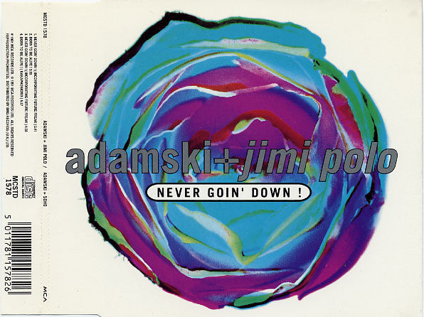 Adamski - Never Goin' Down! / Born To Be Alive! - Used CD