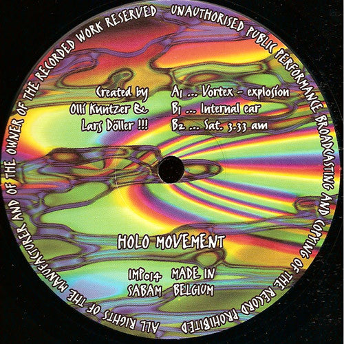 Holo Movement - Vortex Explosion - Used Vinyl Record 12"
