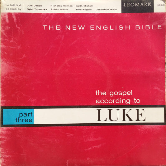 Sybil Thorndike - The New English Bible The Gospel According To Luke