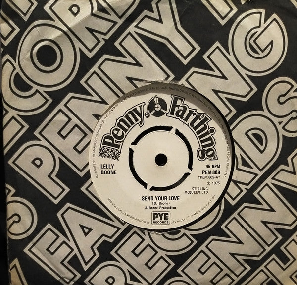 Lelly Boone - Send Your Love - Used Vinyl Record 7"