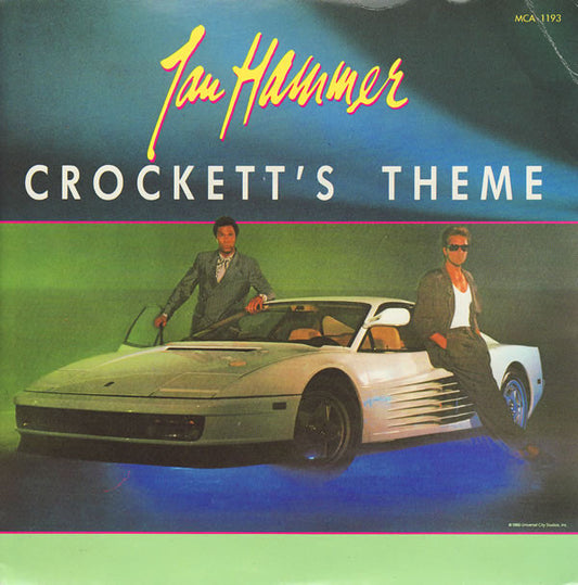 Jan Hammer - Crockett's Theme - Used Vinyl Record 7"