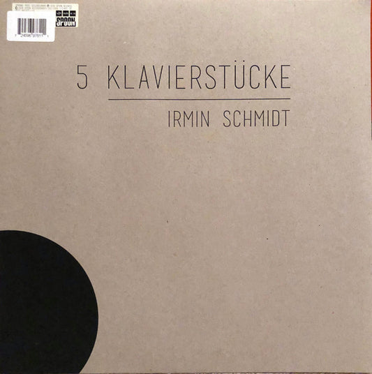Irmin Schmidt - 5 Klavierstucke - Used Vinyl Record