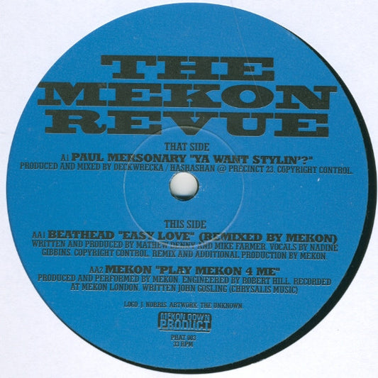 Paul Mersonary - The Mekon Revue - Used Vinyl Record 12"