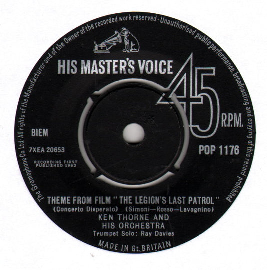 Ken Thorne And His O - Theme From Film "The Legion's Last Patrol" (Conc