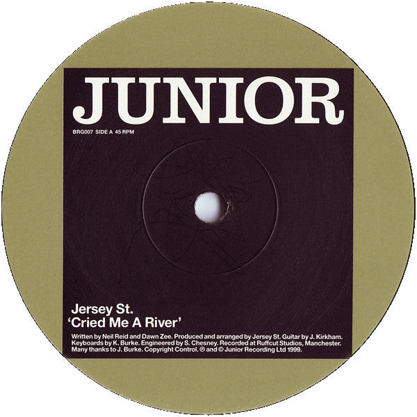 Jersey Street - Cried Me A River - Used Vinyl Record 12"