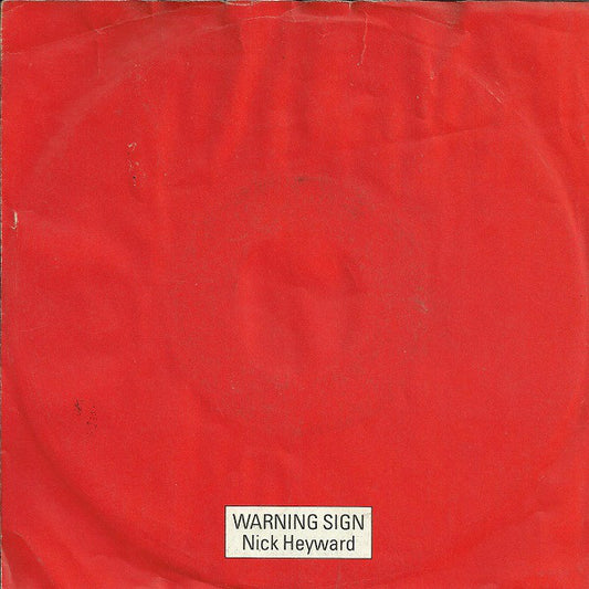 Nick Heyward - Warning Sign - Used Vinyl Record 7"