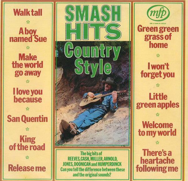 Unknown Artist - Smash Hits - Country Style - Used Vinyl Record