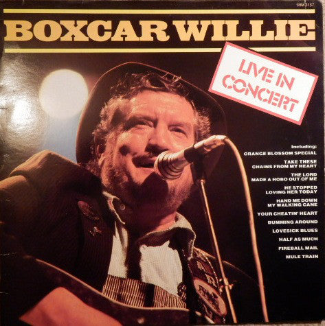 Boxcar Willie - Live In Concert - Used Vinyl Record