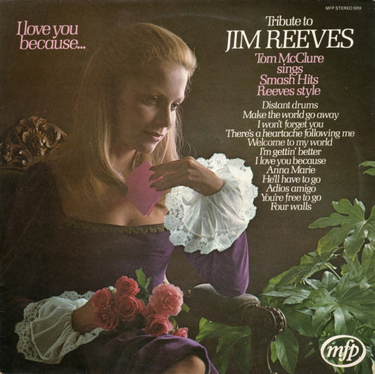 Tom McClure - Tribute To Jim Reeves - Used Vinyl Record