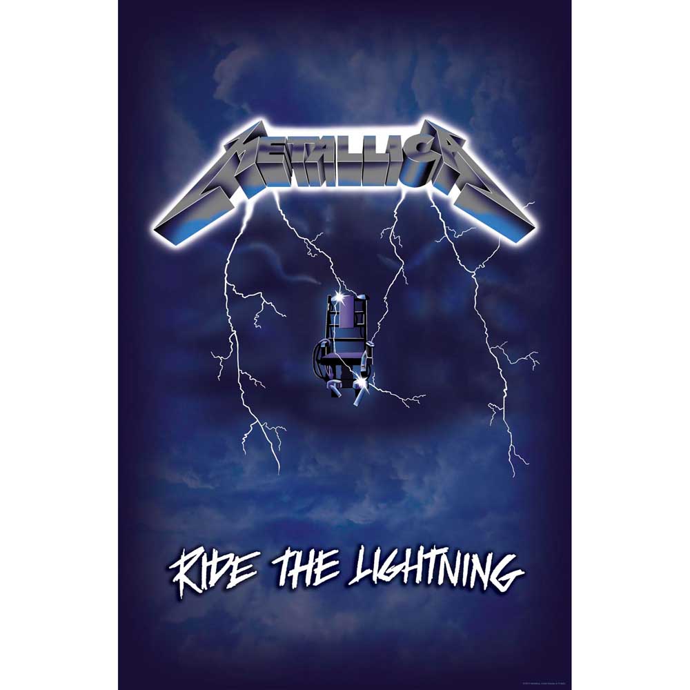 Metallica - Textile Poster: Ride the Lightning - Art Posters