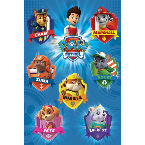 Paw Patrol - Poster Crests 74 - Posters
