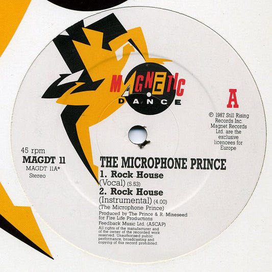 The Microphone Princ - Rock House - Used Vinyl Record 12"