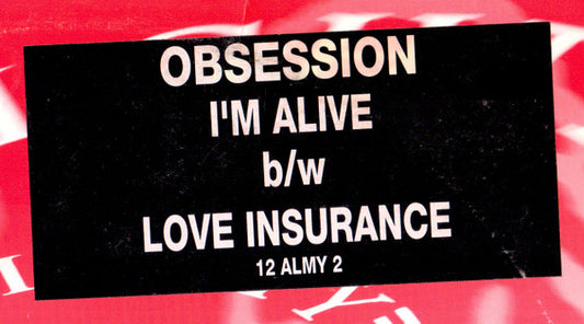 Obsession - I'm Alive / Love Insurance - Used Vinyl Record 12"