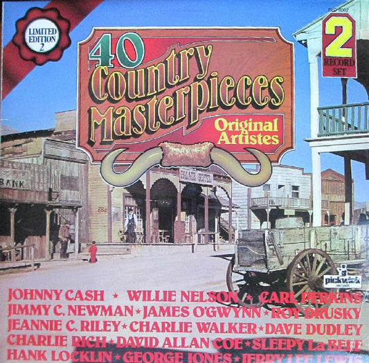 Various - 40 Country Masterpieces - Used Vinyl Record