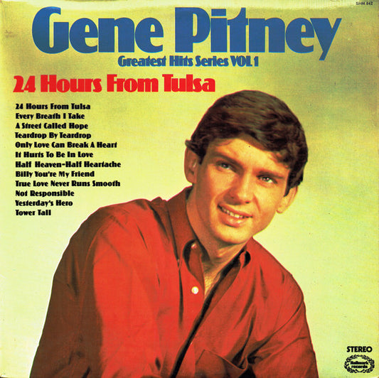 Gene Pitney - 24 Hours From Tulsa (Greatest Hits Series Vol.1) - Used
