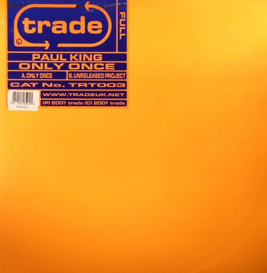 Paul King - Only Once - Used Vinyl Record 12"