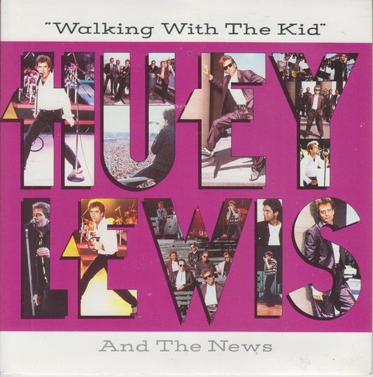 Huey Lewis & The New - Walking With The Kid - Used Vinyl Record 7"