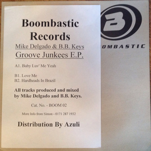 Mike Delgado - Groove Junkees - Used Vinyl Record 12"