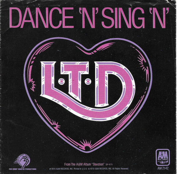 L.T.D. - Dance 'N' Sing 'N' - Used Vinyl Record 7"
