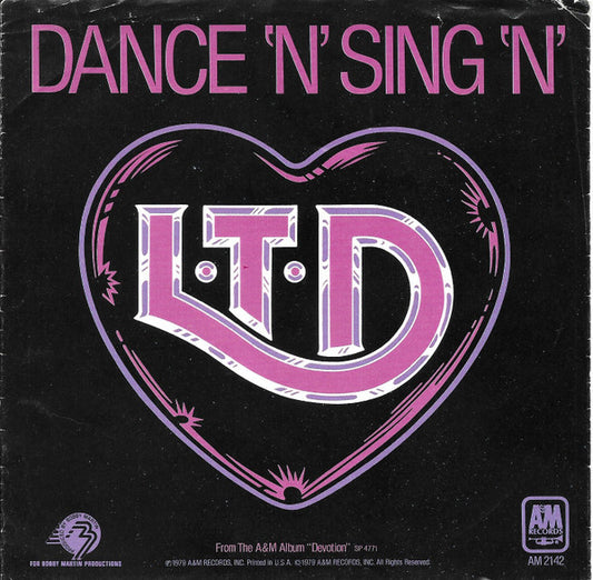 L.T.D. - Dance 'N' Sing 'N' - Used Vinyl Record 7"