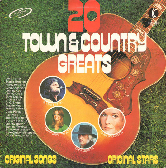 Various - 20 Town & Country Greats - Used Vinyl Record