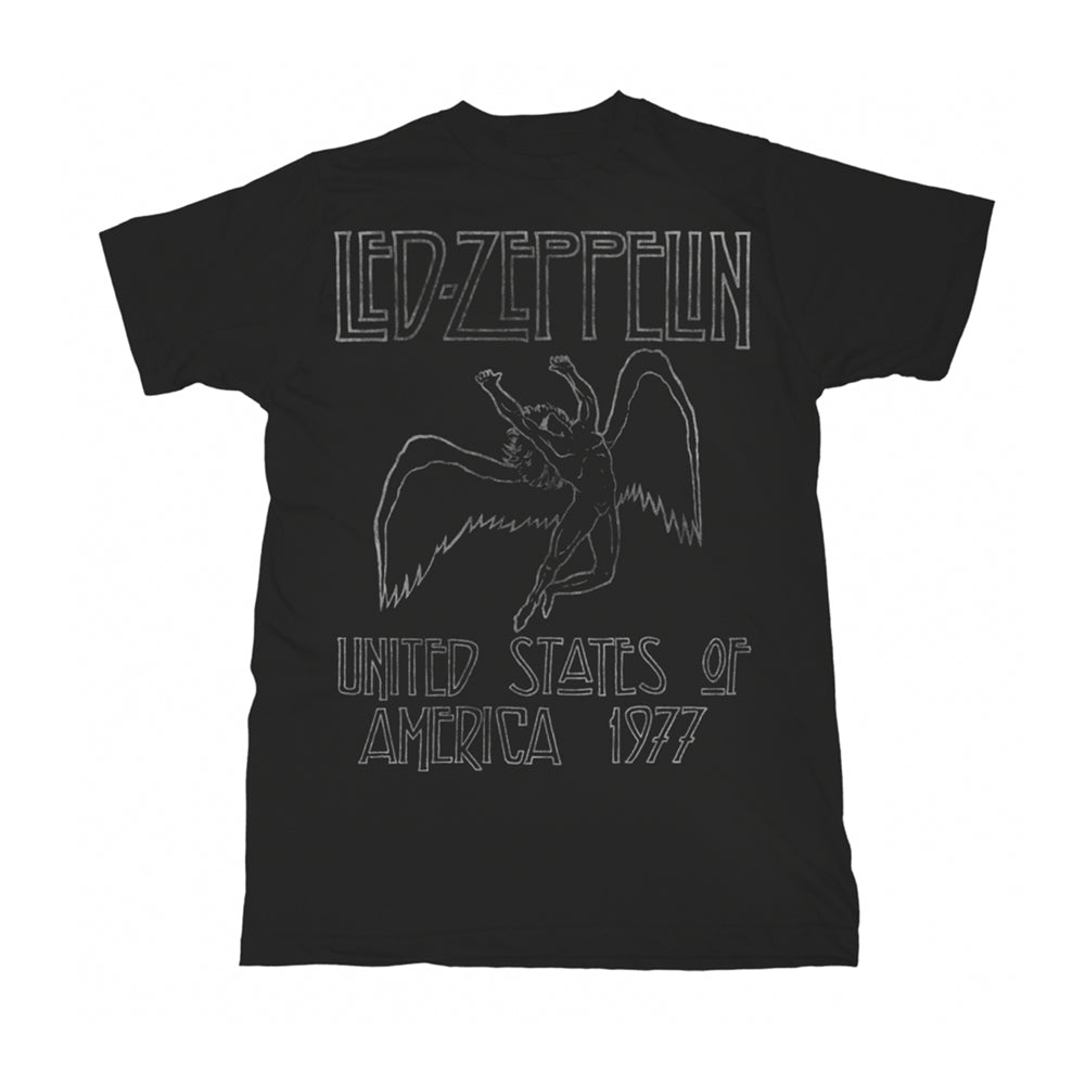 LED ZEPPELIN - USA 1977 - tshirt - Unisex - T Shirt - Medium