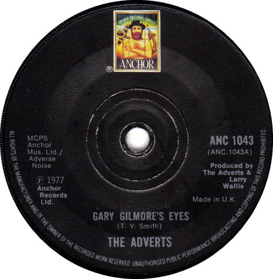 Adverts - Gary Gilmore's Eyes / Bored Teenagers - Used Vinyl Record 7"