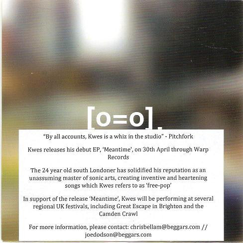 Kwes. - Meantime - Used CD