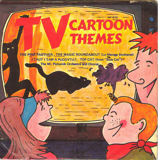 Mr. Pickwick Players - TV Cartoon Themes - Used Vinyl Record 7"