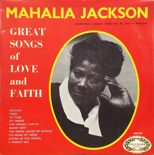 Mahalia Jackson - Great Songs Of Love And Faith - Used Vinyl Record