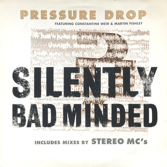 Pressure Drop - Silently Bad Minded - Used Vinyl Record 12"