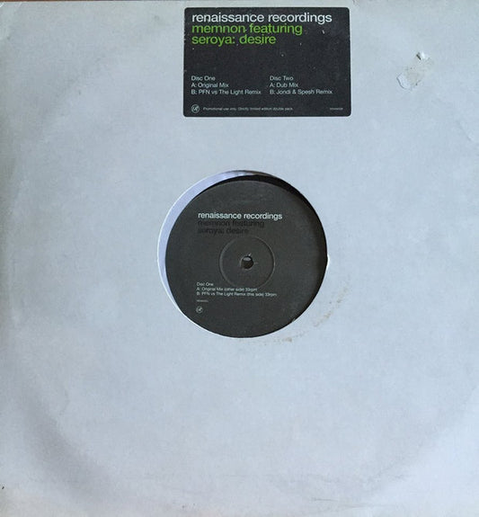Memnon - Desire - Used Vinyl Record 12"