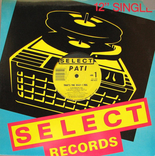 Pati - That's The Way I Feel - Used Vinyl Record 12"