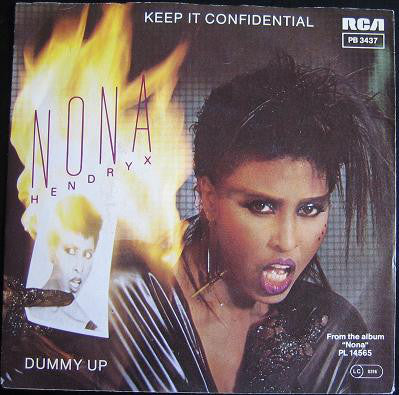 Nona Hendryx - Keep It Confidential - Used Vinyl Record 7"