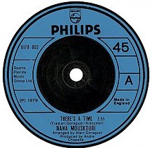 Nana Mouskouri - There's A Time - Used Vinyl 7"