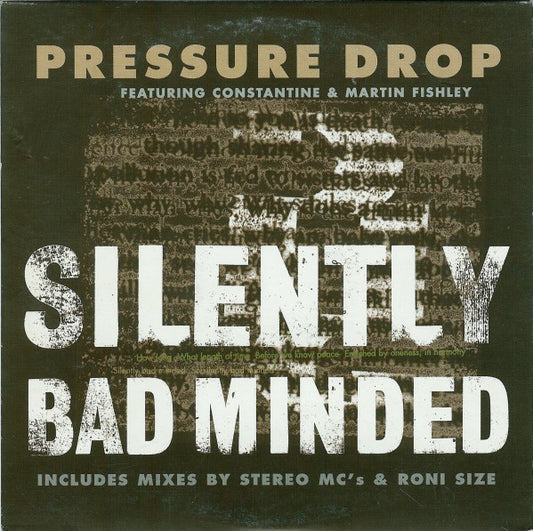 Pressure Drop - Silently Bad Minded - Used CD