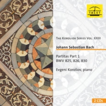 Johann Sebastian Bach: Partitas Part 1, BWV825, 826, 830 - CD