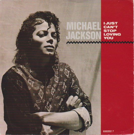 Michael Jackson - I Just Can't Stop Loving You - Used Vinyl Record 7"