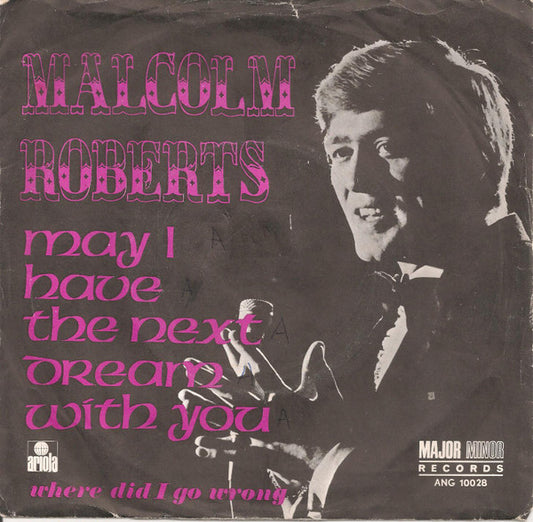 Malcolm Roberts - May I Have The Next Dream With You - Used Vinyl Recor