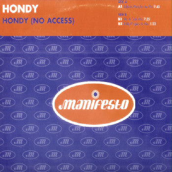 Hondy - Hondy (No Access) - Used Vinyl Record 12"