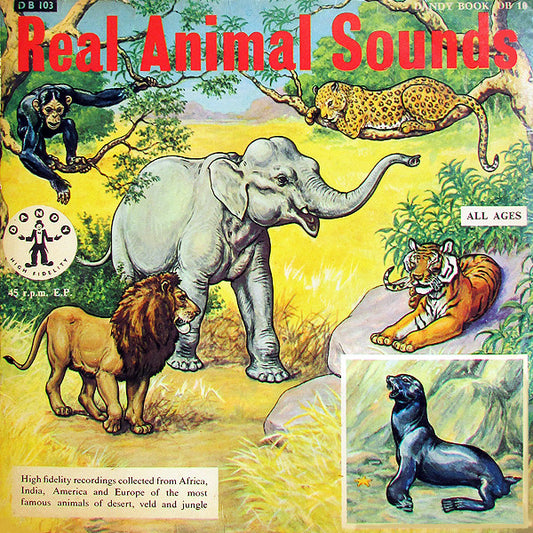 No Artist - Real Animal Sounds - Used Vinyl Record 7"