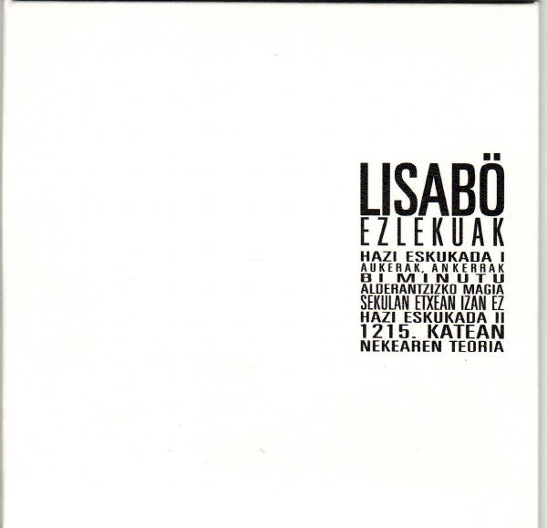 Lisabo - Ezlekuak - New CD