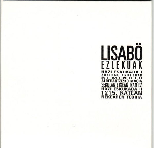 Lisabo - Ezlekuak - New CD