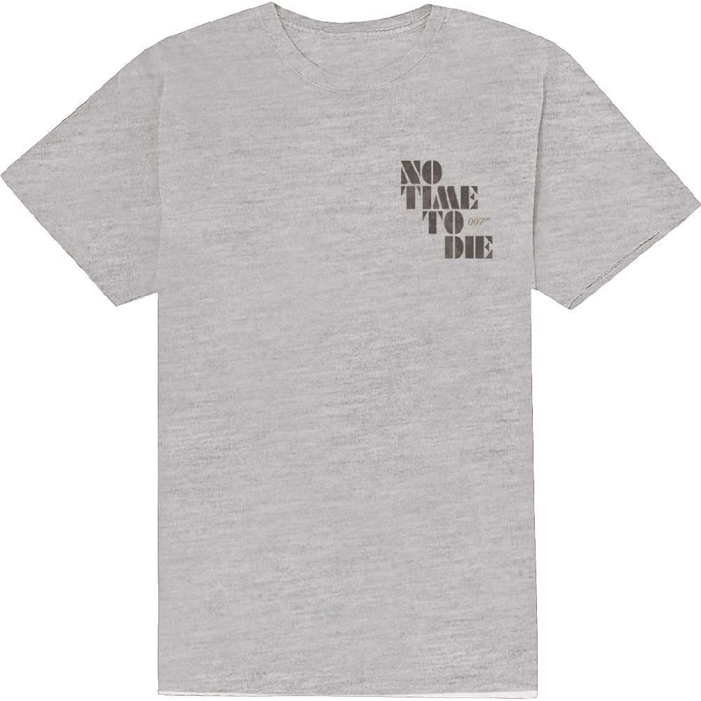 James Bond 007 - tshirt - Unisex - Short Sleeves - No Time  - 2X-Large
