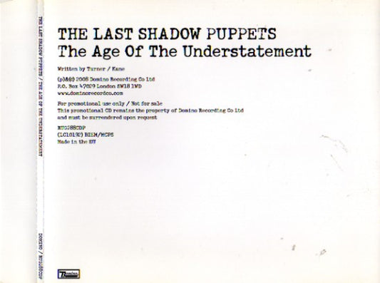 The Last Shadow Pupp - The Age Of The Understatement - Used CD